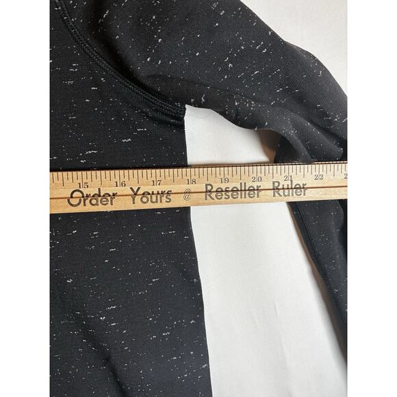 LULULEMON Swiftly Tech Long Sleeve Shirt Black Stretch Women 8? Athleisure Top - Picture 3 of 4